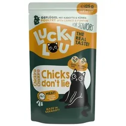 Lucky Lou Nassfutter Katze Senior Geflügel 16x125 g