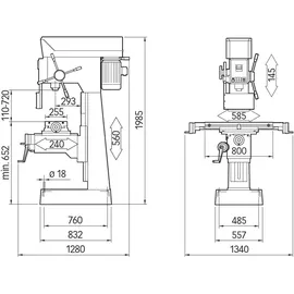 ELMAG TCS 50 E inkl. Koordinatentisch
