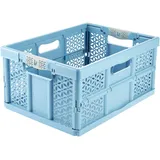 KEEEPER Klappbox eco lea 48,5 x 35 x 23,5 cm 24-tlg. blau