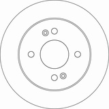 TRW Bremsscheibe TRW DF6949