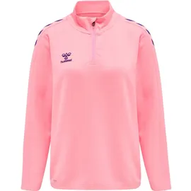 hummel Core XK 1/2-Zip Sweatshirt Damen cotton candy XXL