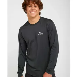 Rip Curl Stack UPF Long Sleeve black marle