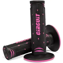 CIRCUIT EQUIPMENT Motorradgriffe Jupiter Schwarz/Pink Lenkergriffe