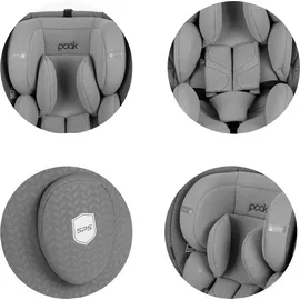 Chipolino Kindersitz Peak i-Size (40 - 150 cm) Isofix, SPS, drehbar, verstellbar rosa