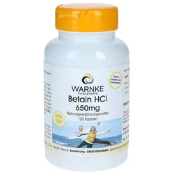 BETAIN HCL 650 mg Kapseln 120 St