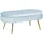 SalesFever Clam oval hellgrau/gold