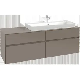 Villeroy & Boch Waschbeckenunterschrank 4 Auszüge 160 x 54,8 x 50 cm Black Oak