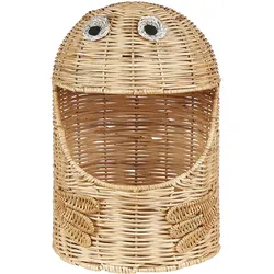 Aufbewahrungskorb Rattan naturfarben 36 cm HORMUZ