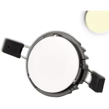 ISOLED LED Einbaustrahler Sys-90 MiniAMP 1 warmweiß Aluminium