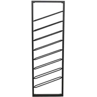 Light & Living Weinregal 40 x 7 x 120 cm Schwarz