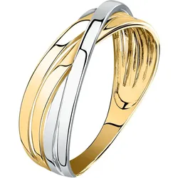 CHRIST Damenring 585er Gelbgold, 585er Weißgold Ringe   