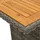 vidaXL Garten-Bistro-Set 11-tlg. Grau