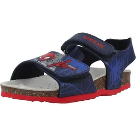 GEOX B Sandal Chalki Boy Blau/Rot 21
