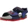GEOX B Sandal Chalki Boy Blau/Rot 21