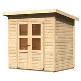 Karibu Eco Gartenhaus Merseburg 2 - 14mm-182 x 122cm