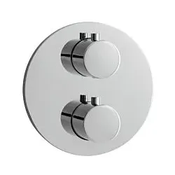 Herzbach Design new Fertigmontageset 11.503055.1.01 Unterputz-Brause-Thermostat round, chrom