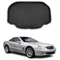 Omac Kofferraummatte Kofferraumwanne für Mercedes SL Klasse R230 2001-2012 Gummi TPE