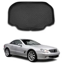 Omac Kofferraummatte Kofferraumwanne für Mercedes SL Klasse R230 2001-2012 Gummi TPE