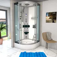 AcquaVapore Duschkabine Dusche D46-60T0-EC Komplettdusche Fertigdusche 100x100 cm