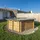 Gre PVC Winterabdeckplane für Holzpool 250 x 250 cm grau