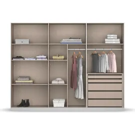 Rauch Monostar, mit Glasfront sowie umfangreicher Innenausstattung grau ¦ Maße (cm): B: 271 H: 210 T: 54.0