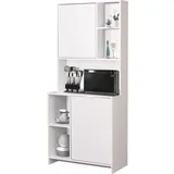 Hti-Living Küchenschrank Malin  Weiß