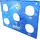Best Sporting Torwand Blau/Weiß 11094