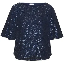 LASCANA Paillettenshirt Dunkelblau S