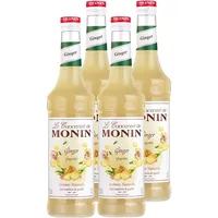 Monin Sirup Ingwer 700ml - Cocktails Milchshakes (4er Pack)