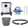 vidaXL Aschesauger inkl. HEPA-Filter 20 l silber