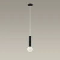 LEDS-C4 Mist Badezimmer-Hängeleuchte IP44 schwarz