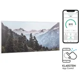 Klarstein Wonderwall Air Art Smart Infrarotheizung 120x60cm 700W Wandinstallation App-Steuerung Berge