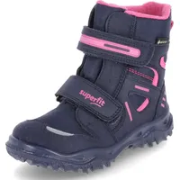 superfit Husky warm gefütterte Gore-Tex Schneestiefel, BLAU/ROSA 8020, 28