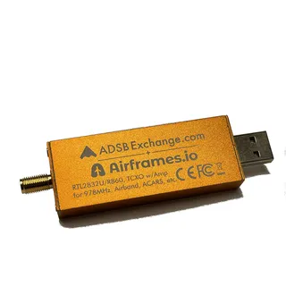 ADSBexchange.com Orange R860 RTL2832U, 0,5 PPM TCXO SDR mit Verstärker
