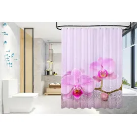 Sanilo Duschvorhang Blooming 180 x 200 cm rosa