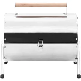 vidaXL Tragbarer Tisch-Holzkohlegrill 47852