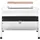 vidaXL Tragbarer Tisch-Holzkohlegrill 47852