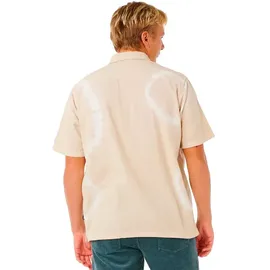 Rip Curl Kurzarmhemd Beige XL