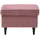 Sconto Hocker Oskar Textil 63 x 43 x 42 cm Grau