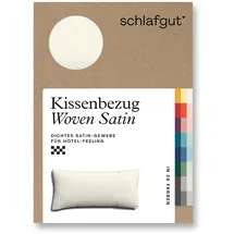 schlafgut Kissenbezug Woven Satin 40 x 80 cm Gelb