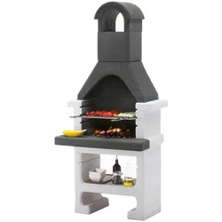 Palazzetti Aral GR - Holzkohle-Grillkamin aus Beton - Grillfläche 53x40 cm