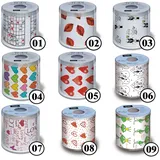 Rolle Toilettenpapier Motiv Auswahl möglich Liebe Colourful hearts - Bunte Herzen