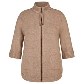 Rabe Strickjacke Braun 42
