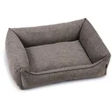 Beeztees Zia - Orthopädisches Hundebett - Grau - 80x60x22 cm