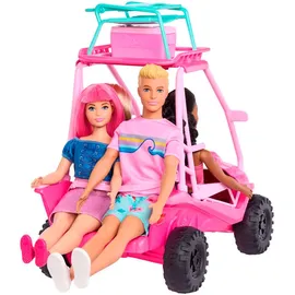 Barbie Mysteries: Beach Detectives Spielset mit Strand-Buggy (JFV68)