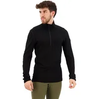 Icebreaker 260 Tech Merino Langarm-baselayer - Black - L