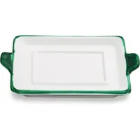 Gmundner Keramik Grüner Rand, Unterteil Butterdose