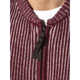 Babista Strickjacke ALVIAN dunkelrot 3XL