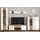 Home Affaire Wohnzimmer-Set HOME AFFAIRE "Bretagna Wohnwand, Mediawand, Anbauwand, TV-Wand, Breite 302 cm", beige, B:301,5cm H:202,5cm T:41,5cm, Glas, Hartfaserplatte, Holzwerkstoff, Kunststoff, MDF, Metall, Kastenmöbel-Sets, Set besteht aus 2 Vitrinen, TV-Board und 