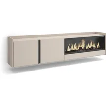 SKRAUT HOME Lowboard 212x50 cm Beige Holzwerkstoff